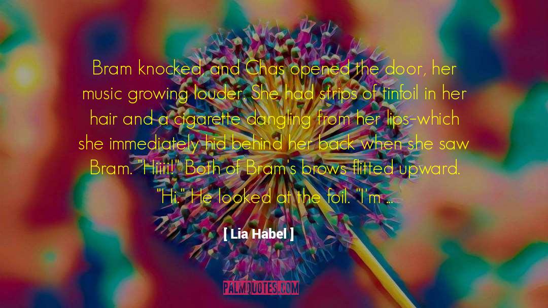 Back When quotes by Lia Habel
