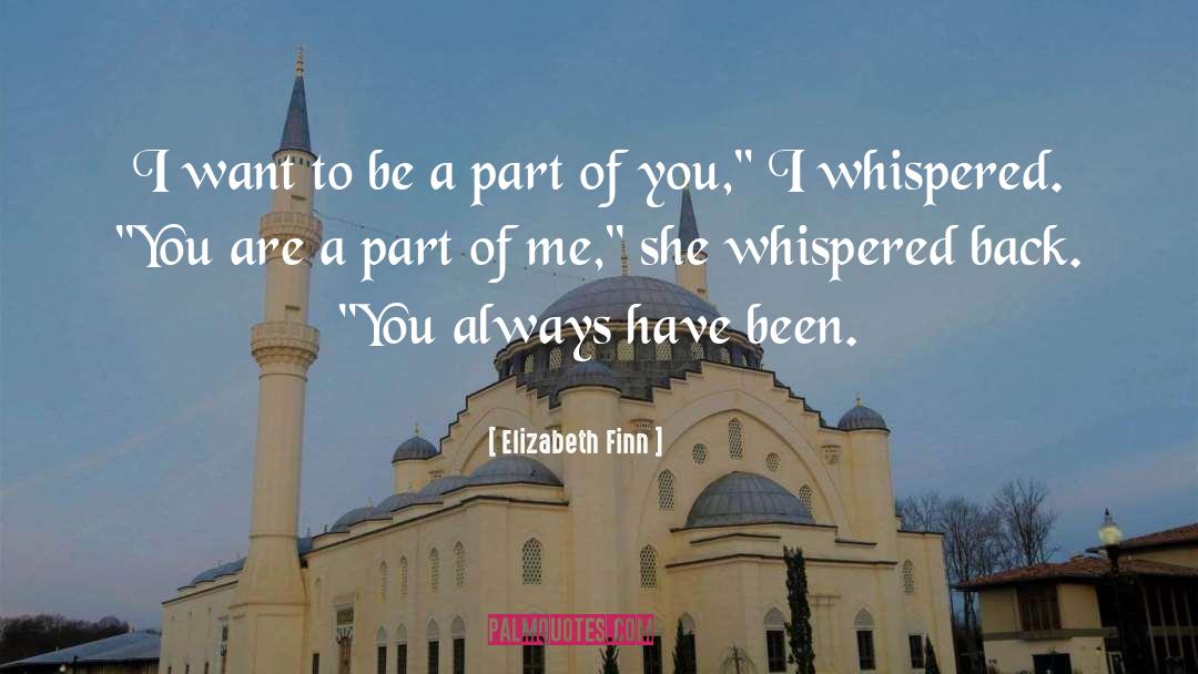 Back You quotes by Elizabeth Finn