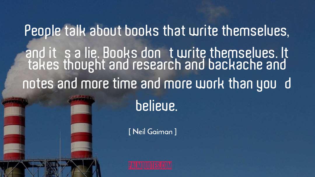Backache quotes by Neil Gaiman