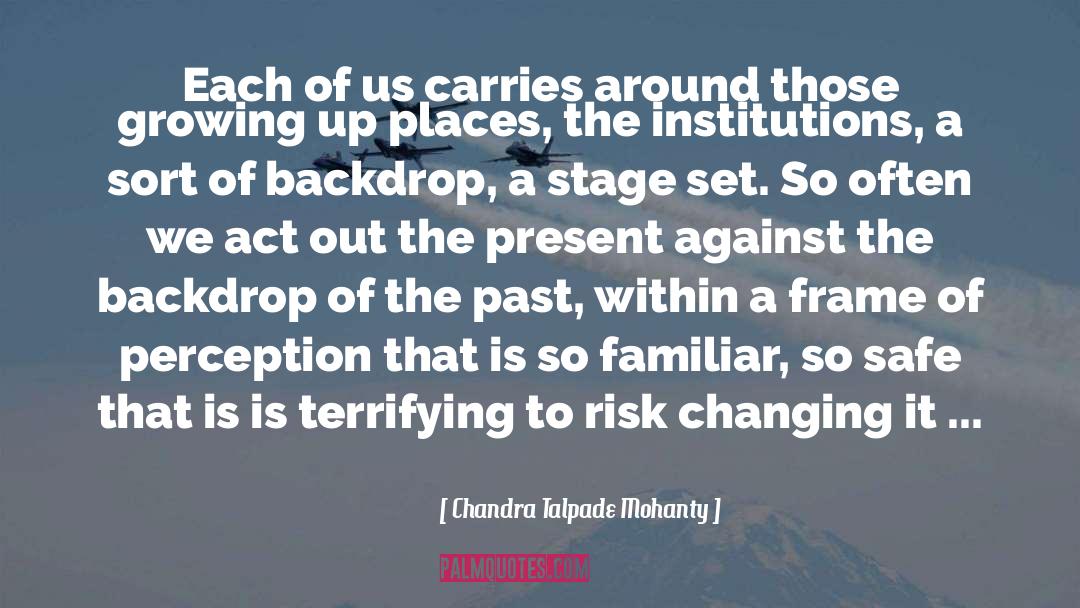 Backdrop quotes by Chandra Talpade Mohanty