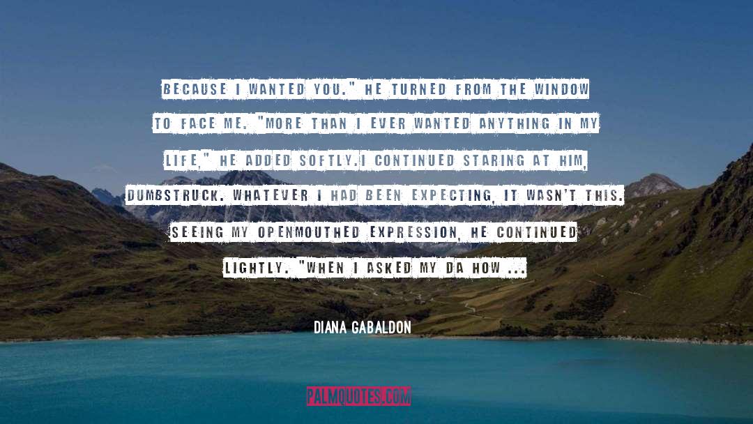Backed quotes by Diana Gabaldon