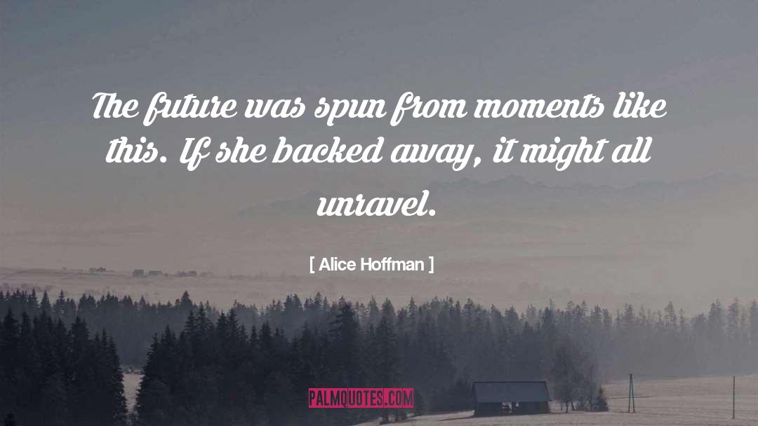 Backed quotes by Alice Hoffman