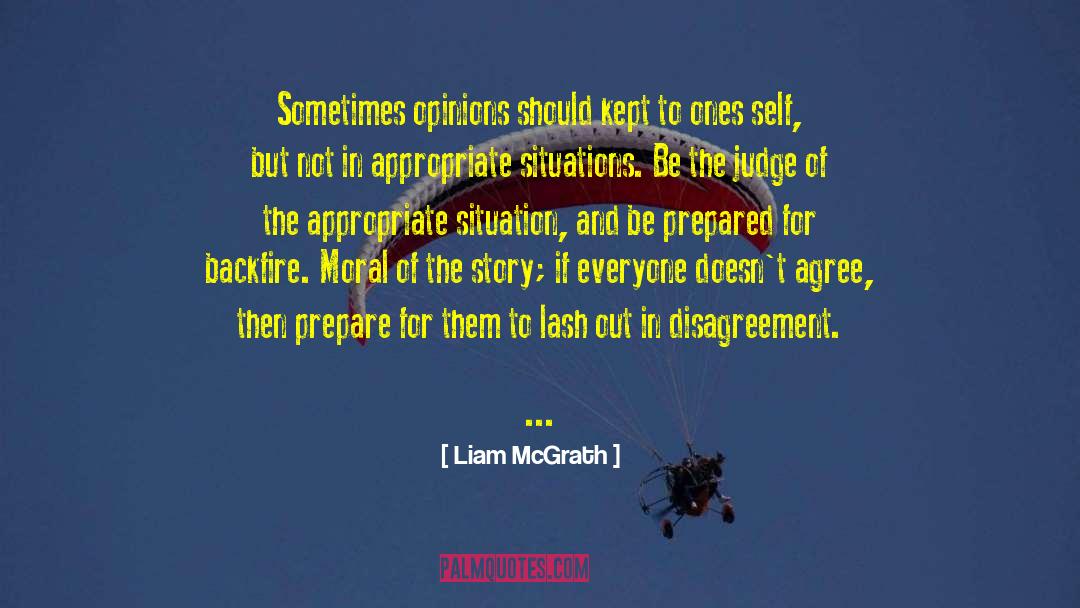 Backfire quotes by Liam McGrath