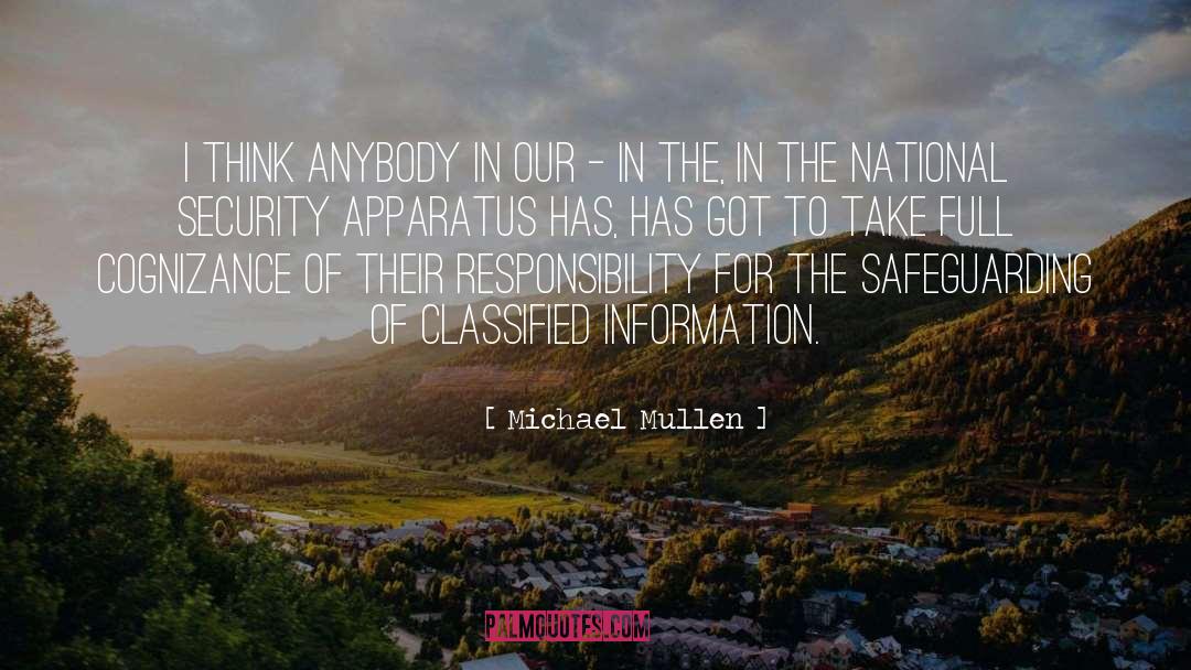 Background Information quotes by Michael Mullen