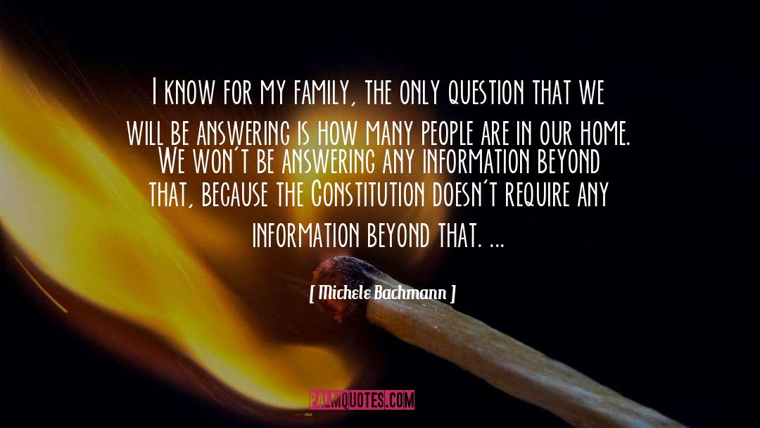 Background Information quotes by Michele Bachmann