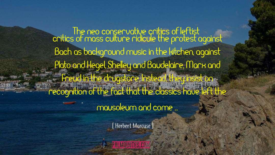 Background Music quotes by Herbert Marcuse