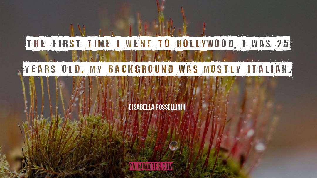 Background quotes by Isabella Rossellini