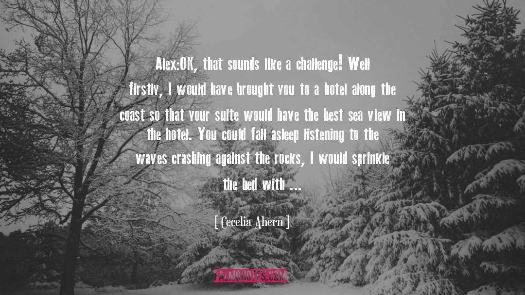 Background quotes by Cecelia Ahern
