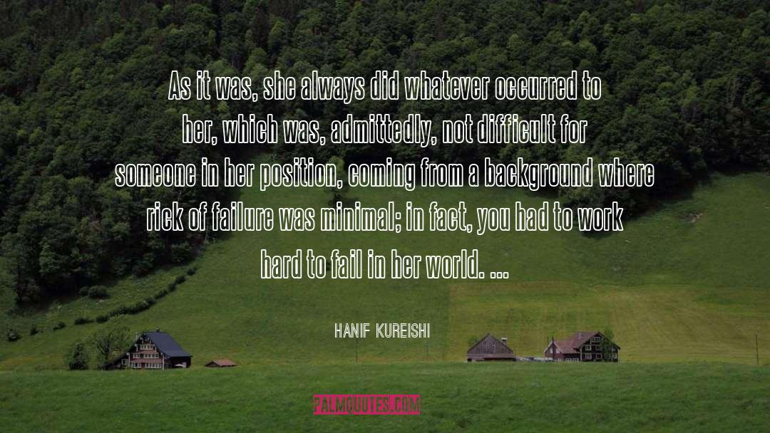 Background quotes by Hanif Kureishi