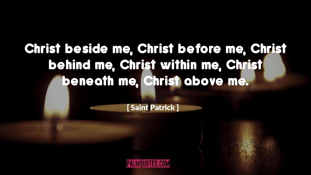 Backhanded Inspirational quotes by Saint Patrick