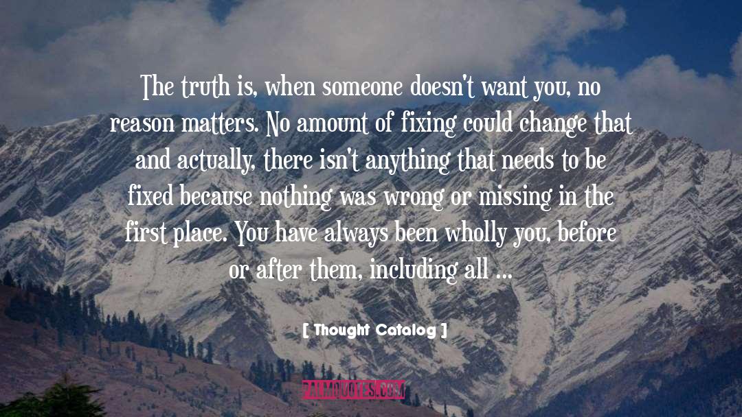 Backing Away quotes by Thought Catalog