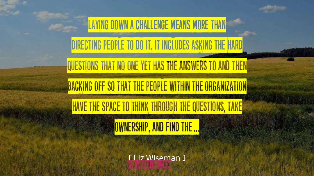 Backing Out quotes by Liz Wiseman
