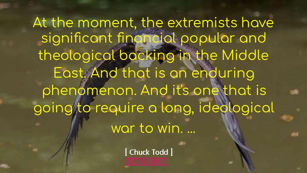 Backing quotes by Chuck Todd