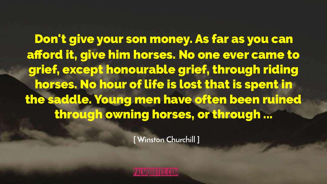 Backing quotes by Winston Churchill