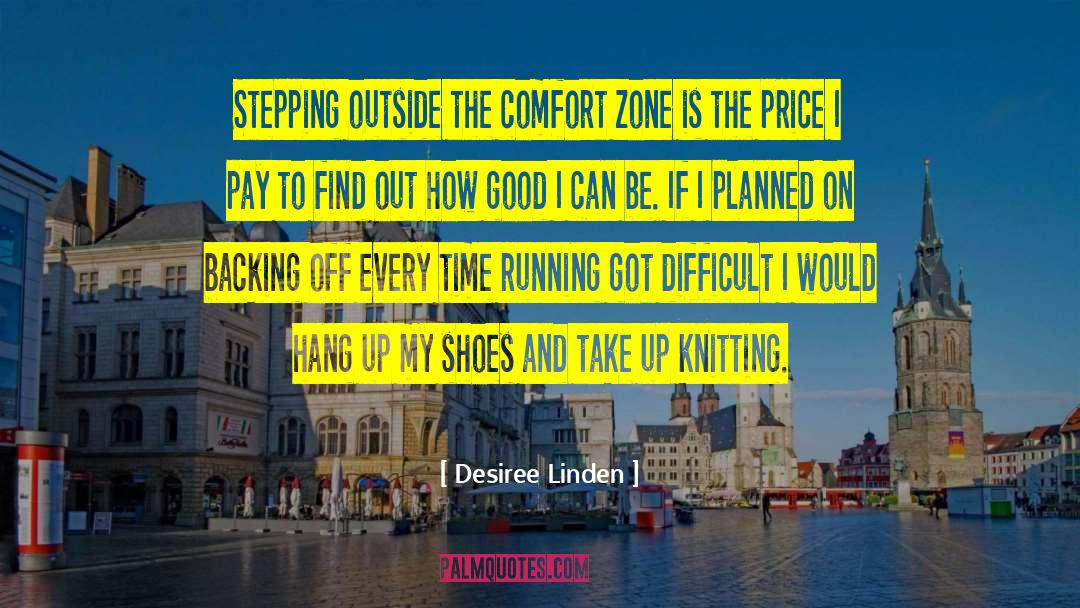 Backing quotes by Desiree Linden