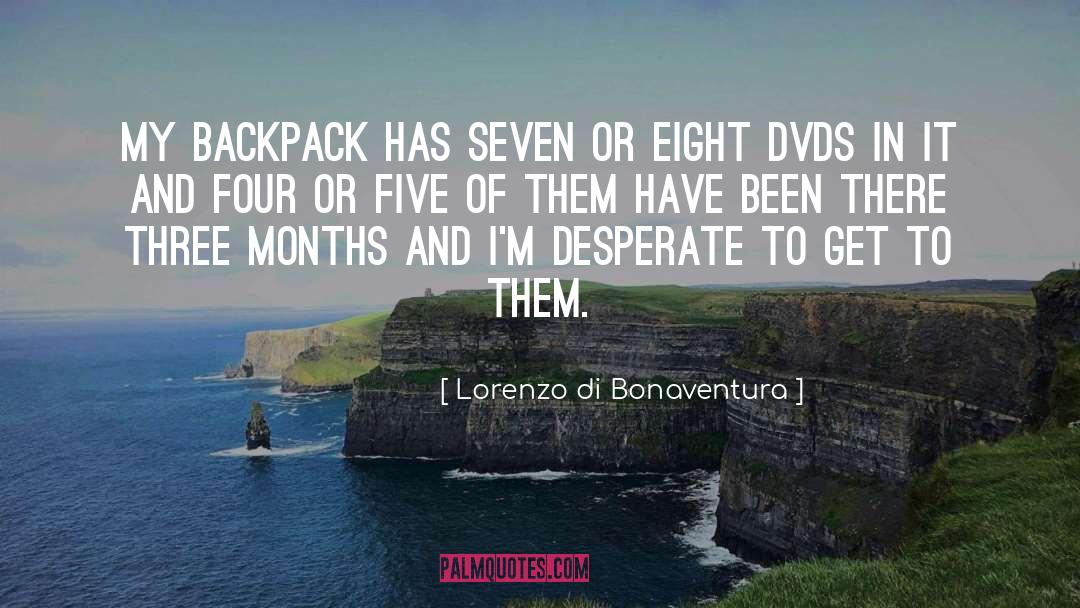 Backpack quotes by Lorenzo Di Bonaventura