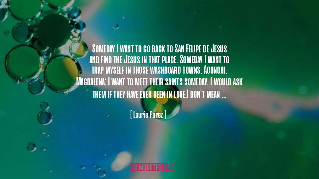 Backs quotes by Laurie Perez