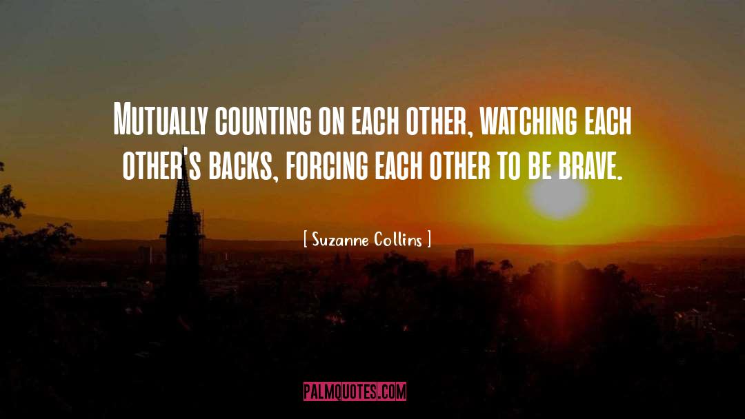 Backs quotes by Suzanne Collins