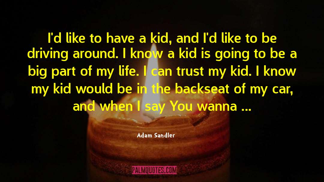 Backseat quotes by Adam Sandler