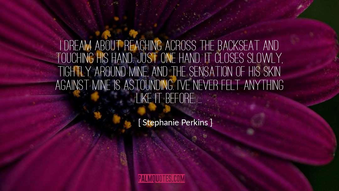 Backseat quotes by Stephanie Perkins