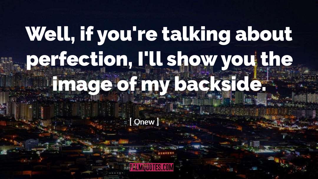 Backside quotes by Onew