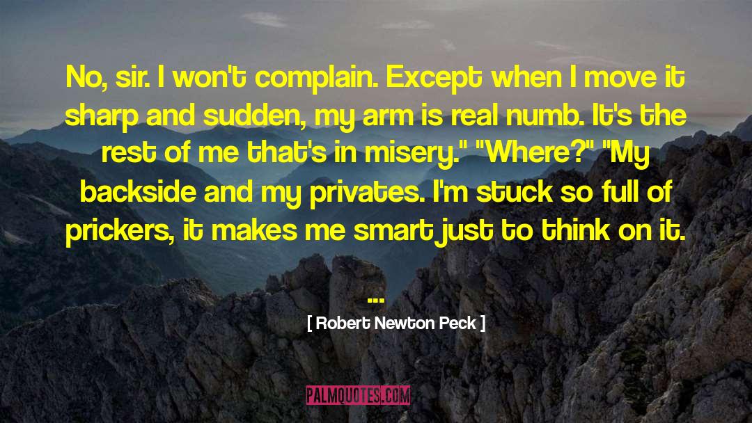 Backside quotes by Robert Newton Peck