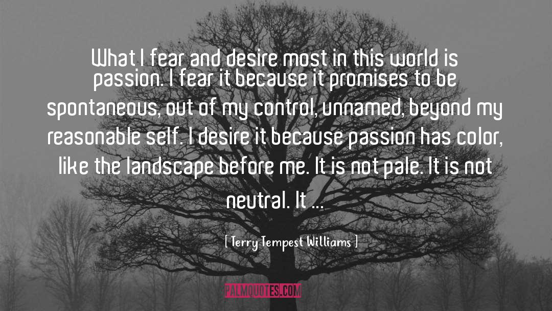 Backside quotes by Terry Tempest Williams