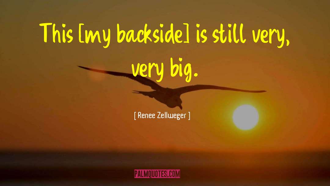 Backside quotes by Renee Zellweger