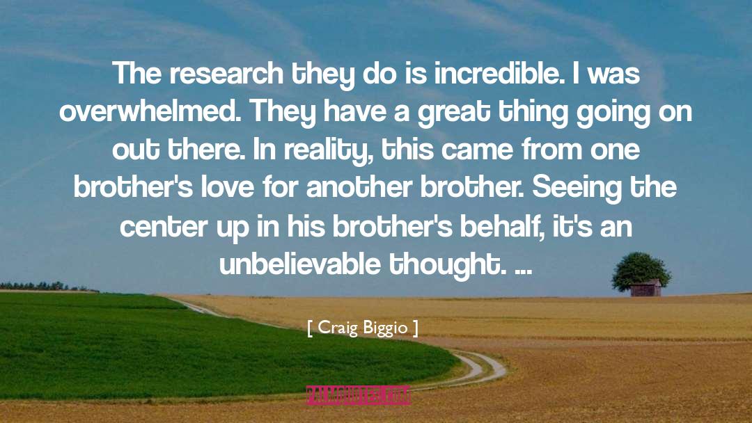 Backstabbing Brother quotes by Craig Biggio