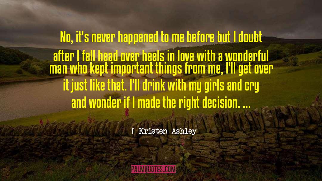 Backstabbing Girls quotes by Kristen Ashley