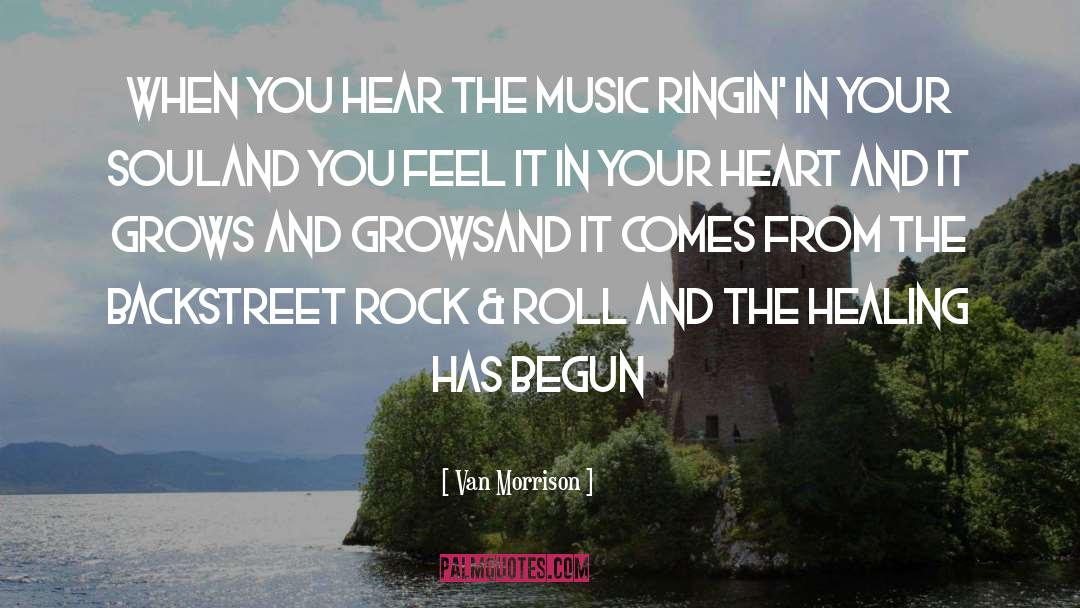 Backstreet quotes by Van Morrison