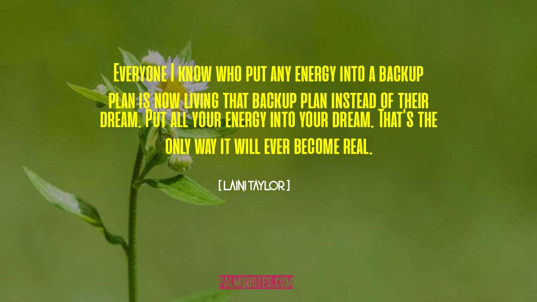 Backup Plan quotes by Laini Taylor