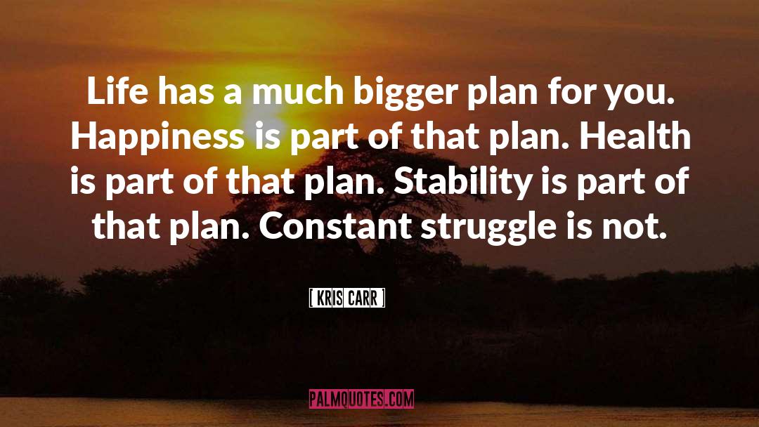 Backup Plan quotes by Kris Carr