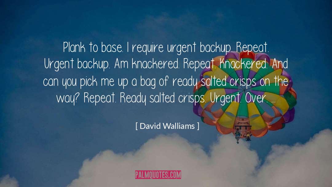 Backup quotes by David Walliams