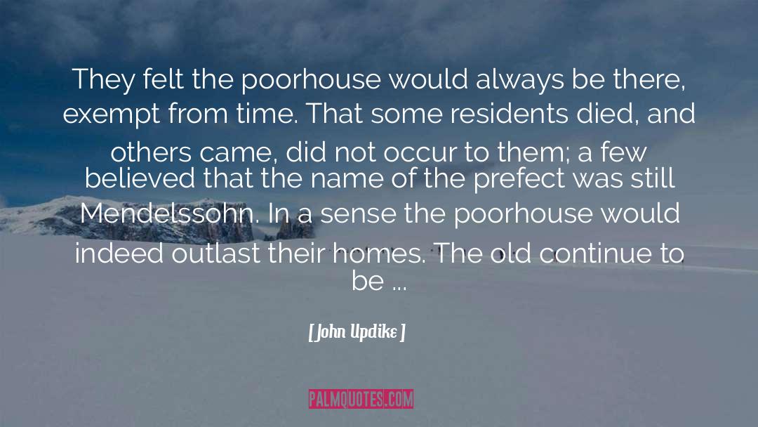 Backward quotes by John Updike