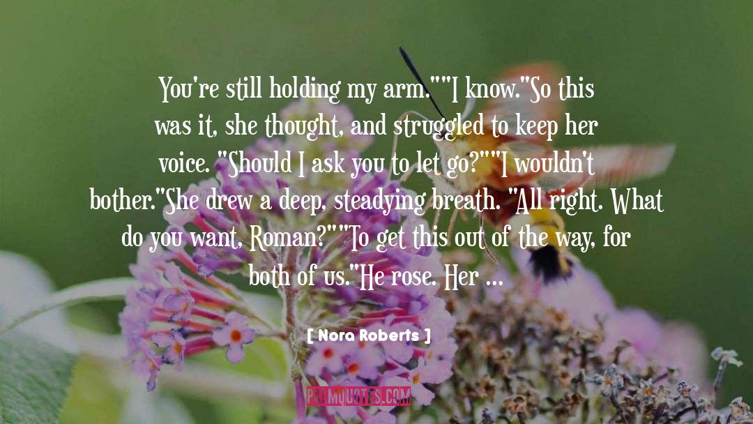 Backward quotes by Nora Roberts