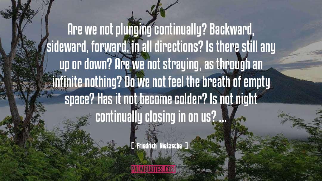 Backward quotes by Friedrich Nietzsche