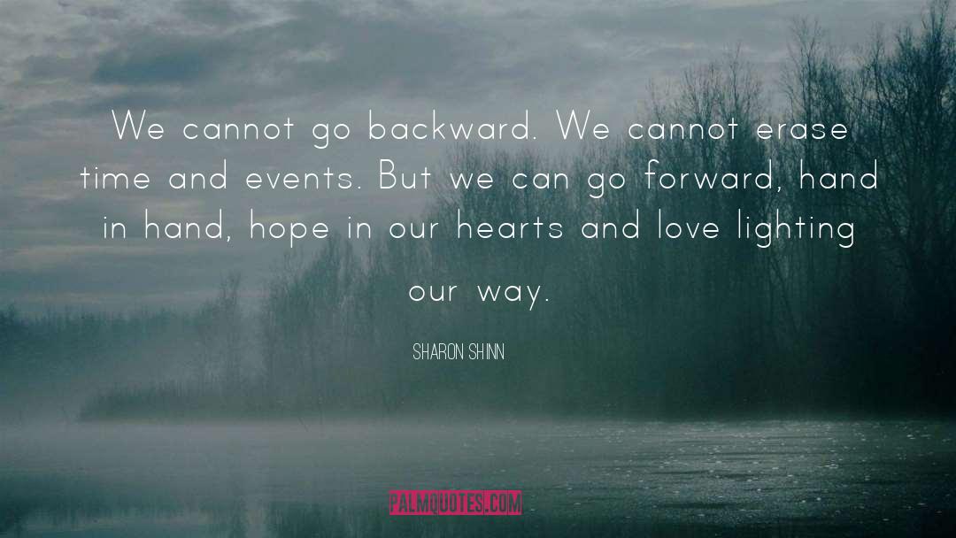 Backward quotes by Sharon Shinn