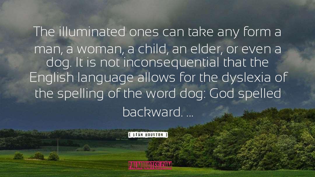 Backward quotes by Jean Houston