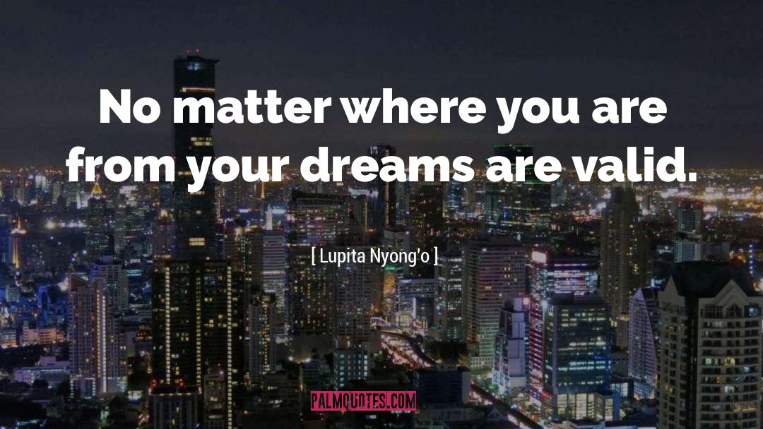 Backwardness Dreams quotes by Lupita Nyong'o