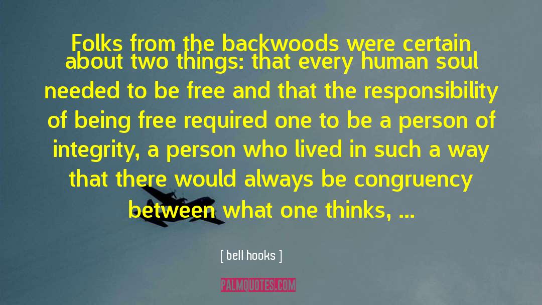 Backwoods quotes by Bell Hooks