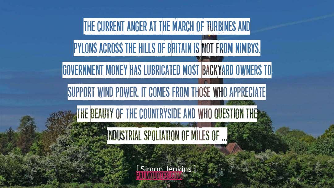 Backyards quotes by Simon Jenkins