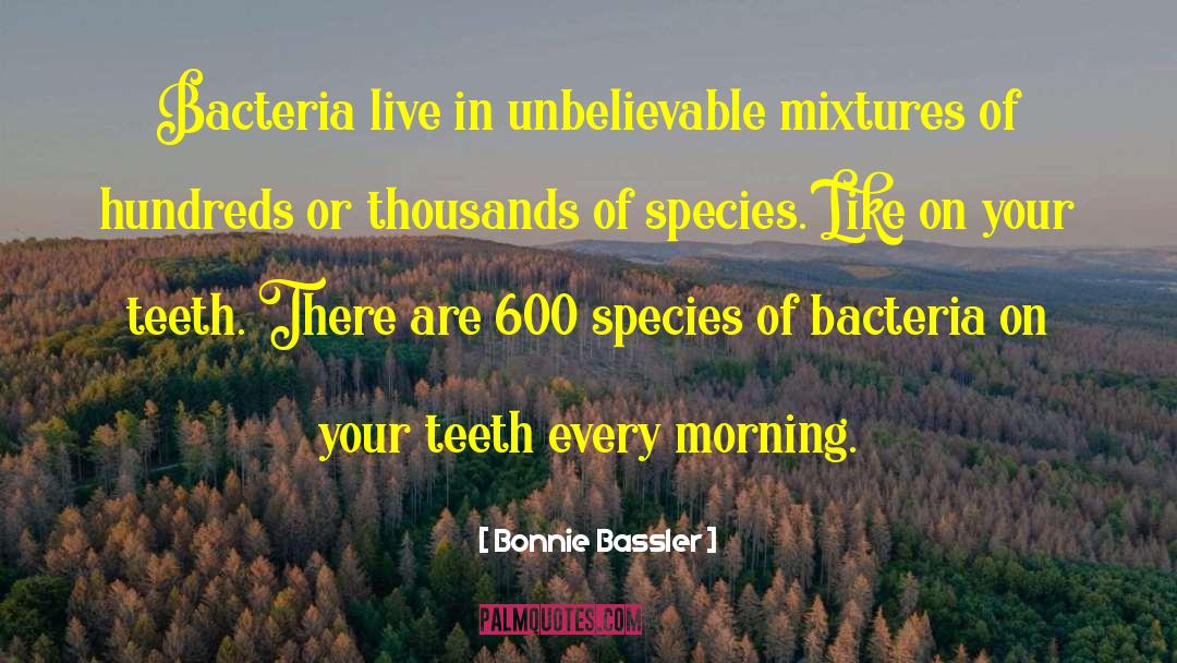 Bacteria quotes by Bonnie Bassler