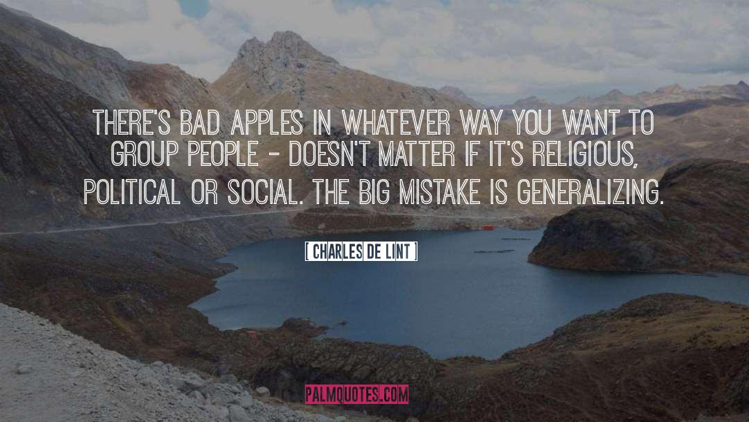 Bad Apple quotes by Charles De Lint