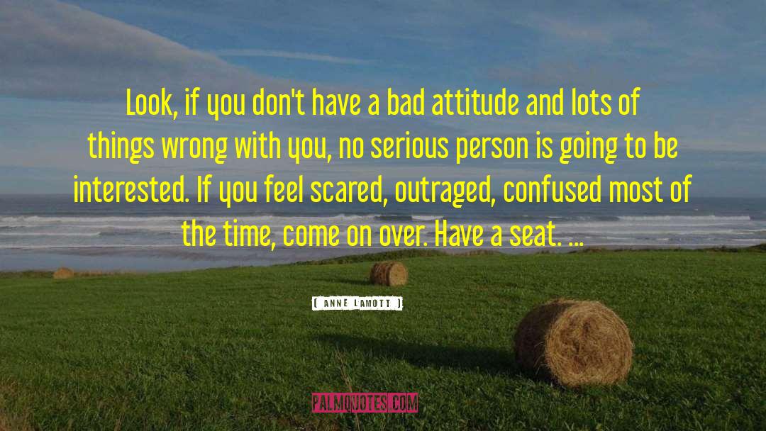 Bad Attitude quotes by Anne Lamott