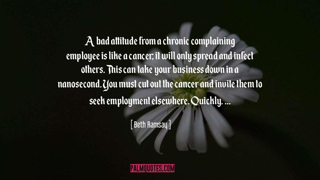 Bad Attitude quotes by Beth Ramsay