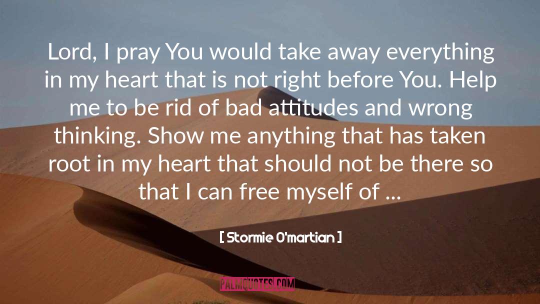 Bad Attitudes quotes by Stormie O'martian