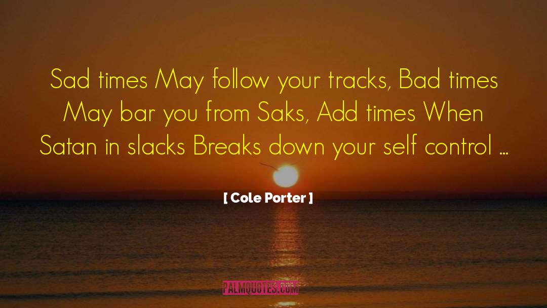 Bad Bars quotes by Cole Porter