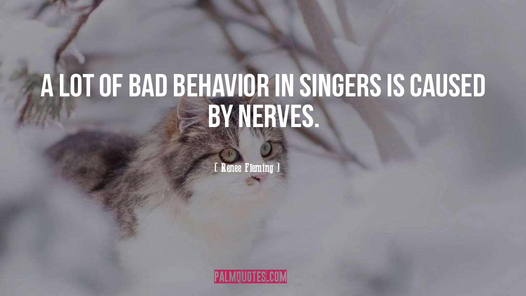 Bad Behavior quotes by Renee Fleming