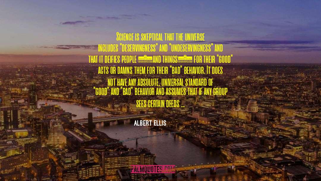 Bad Behavior quotes by Albert Ellis